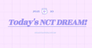 nct dream schedule 2021 October